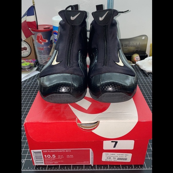 Nike Flightposite 2014 “Carbon Fiber” sz10.5 - Picture 2 of 8
